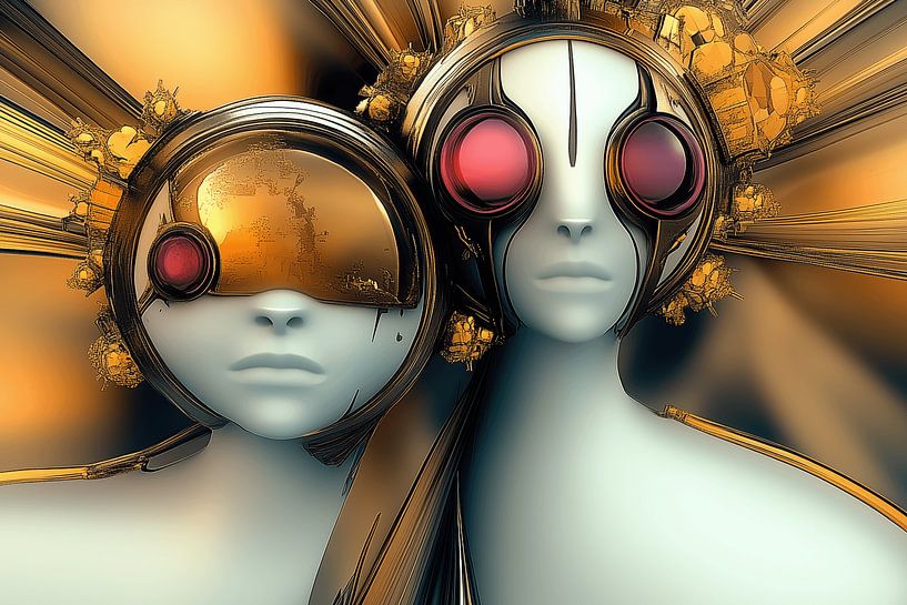Aliens, or mannequins after all? by Ton Kuijpers