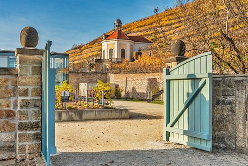 Belvedere in kasteel Wackerbarth in Saksen, Duitsland