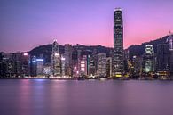 Zonsondergang in Hong Kong van Marcel Samson thumbnail