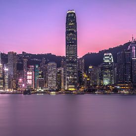 Coucher de soleil à Hong Kong sur Marcel Samson