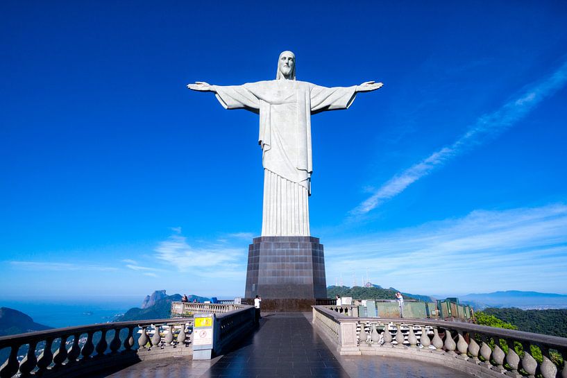 Het indrukwekkende Cristo Redentor, Rio de Janeiro van Martijn