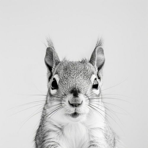 Eekhoorns - zwart-wit fotografie voor natuurliefhebbers