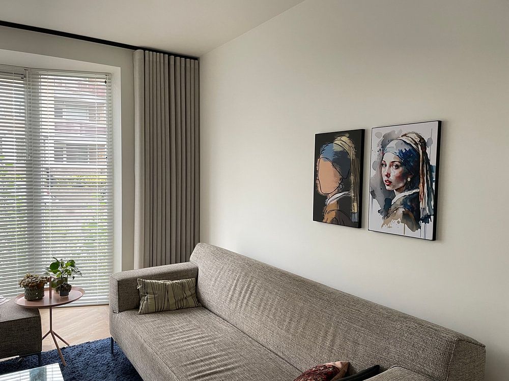 Girl with the pearl modern  by Romee Heuitink 