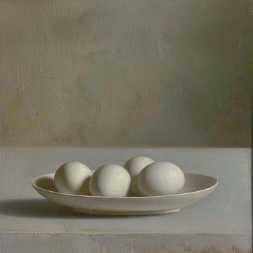 Eierschilderij | Tranquil Morning Palette van Kunst Kriebels