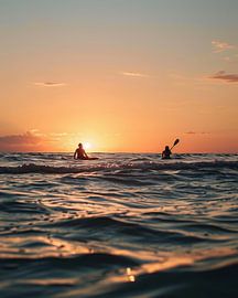 Golden hour by the sea