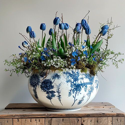 Zomers boeket voor binnen en buiten. van Hetty Lamboo