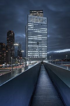 Skyline Rotterdam van Dennis Donders