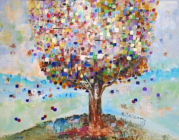 Wensboom van Rita Tielemans Kunst