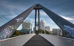 Medienhafen in Düsseldorf, Deutschland
