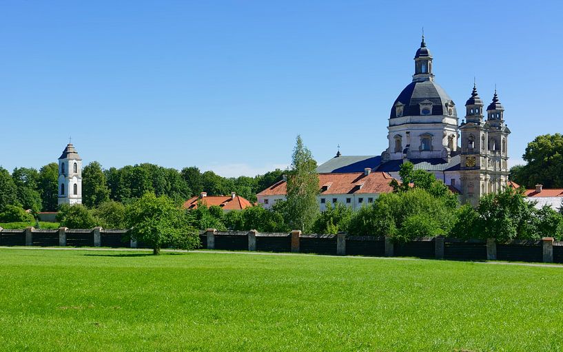 Idyllic Baroque Monastery of Pazaislis near Kaunas by Gisela Scheffbuch
