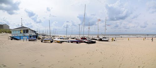 Zeilclub Noordwijk aan Zee Nederland Panorama