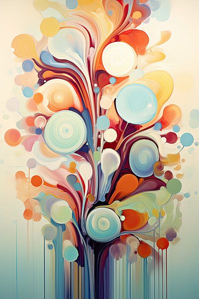 Flowers abstract by Imagine