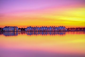 Kleurrijke zonsondergang van Maikel Brands