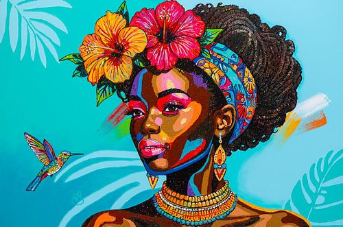 Vagues de couleurs sur Happy Paintings / Renata Rolefes