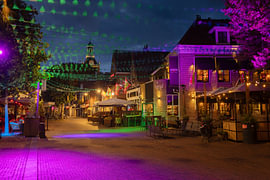Meppel – Der Groenmarkt am Abend: stimmungsvoll und farbenfroh