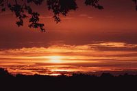 Zonsondergang in Drenthe