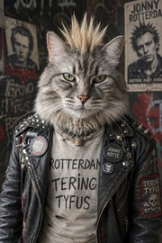 Jack der Punk, Rebell mit Schnurrbart. von Robert Jan Smit