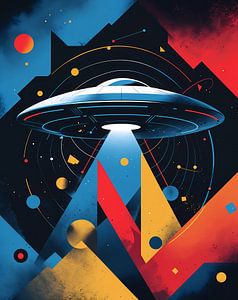 Ufo abstrakt-geometrisch