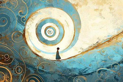 Spiralförmiger Blick