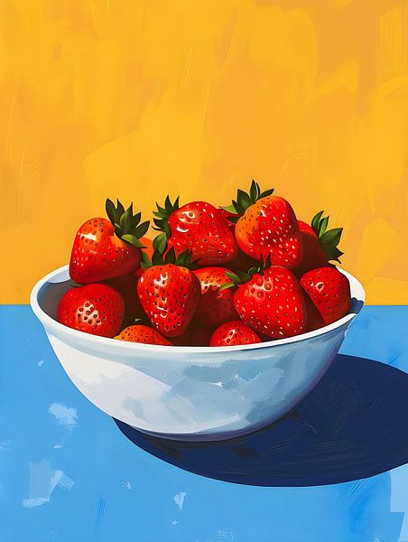 Healthy strawberries by But First Framing