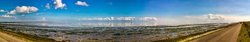 Waddenzee panorama op Lancasterdijk van Tjeerd Knier