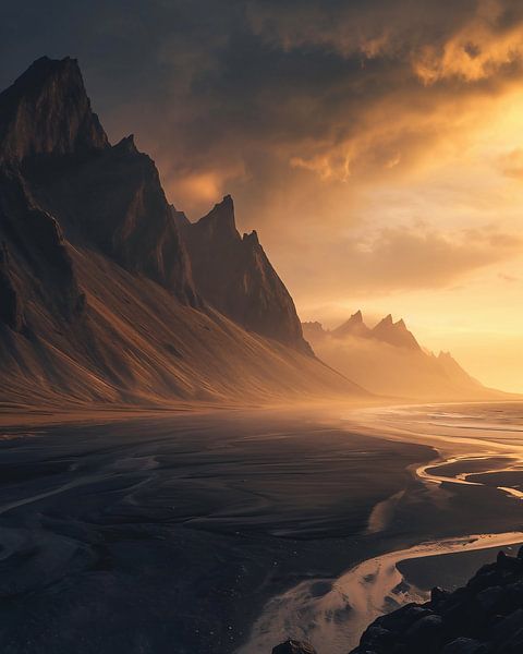 Gouden uur van fernlichtsicht