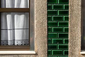 Groene tegels | | Reisfoto en architectuur foto van Porto Portugal van Karijn | Fine art Natuur en Reis Fotografie