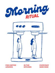 Rituel du matin - Funny Coffee time