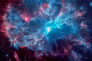 Nebel in der Galaxie Illustration