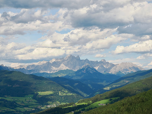 Le massif du Dachstein et le Bischofsmütze – Panorama alpin