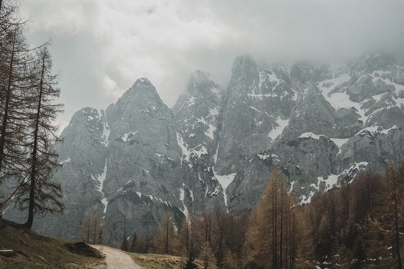 Gebirgspass in den Julischen Alpen von Paulien van der Werf