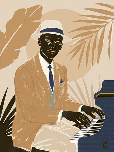 Der elegante Jazzpianist