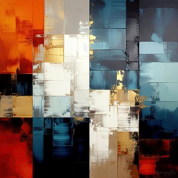 Kacheln als abstrakte Malerei 1