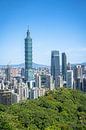 View of Taiwan and Taipei 101, the country's tallest building towering over the skyline by Mickéle Godderis thumbnail