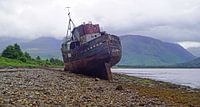 Gestrandetes Boot in  Corpach von Babetts Bildergalerie Miniaturansicht
