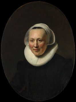 Portret van een Vrouw, Rembrandt