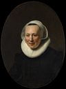 Porträt einer Frau, Rembrandt von Rembrandt van Rijn Miniaturansicht