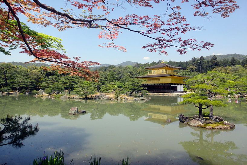 golden temple kyoto Japan by Mooi-foto van Well