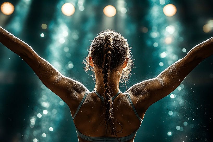 Stärke und Triumph im Sport von Art & Soul Creations