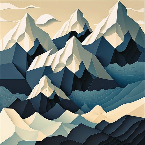 Bergschichten von Vythryd Arts