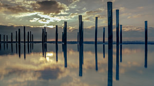 Landschap in Zee