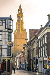 A-Kirche von der A-Brücke/Brugstraat aus gesehen