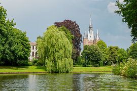 Sassenpoort old gate in Zwolle during summer by Sjoerd van der Wal Photography