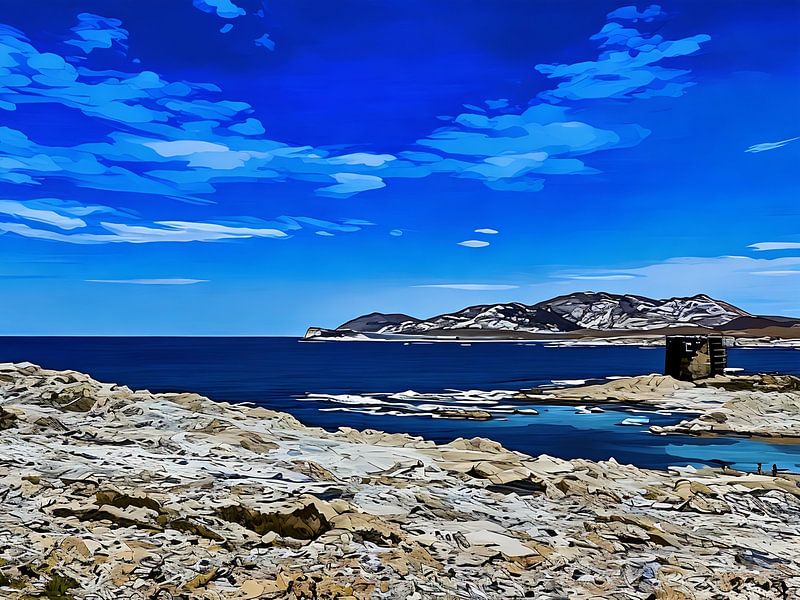 Rocky Coastal Landscape in Sardinia by Sergio Pazzano