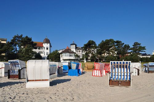 Strandstoelen in Binz, Rügen