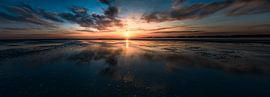 Sunset Terschelling by Jan Linskens