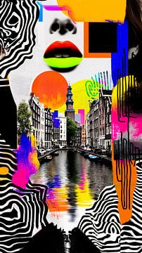 Amsterdam Neon Funky von Preet Lambon
