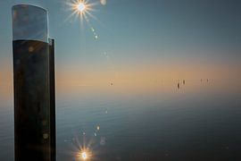 Lake pole in the mystic fog by Léonie's Art Gallery