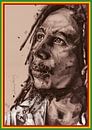 Bob Marley schilderij van Jos Hoppenbrouwers thumbnail