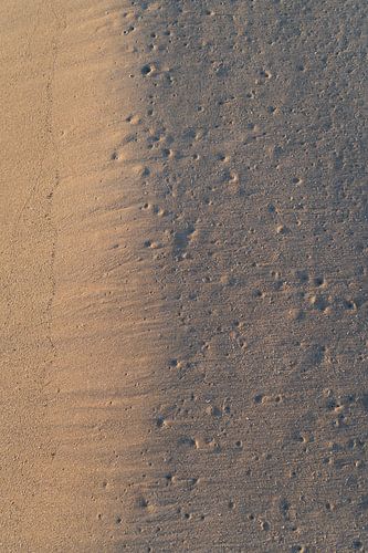 Sporen op het zandstrand 1